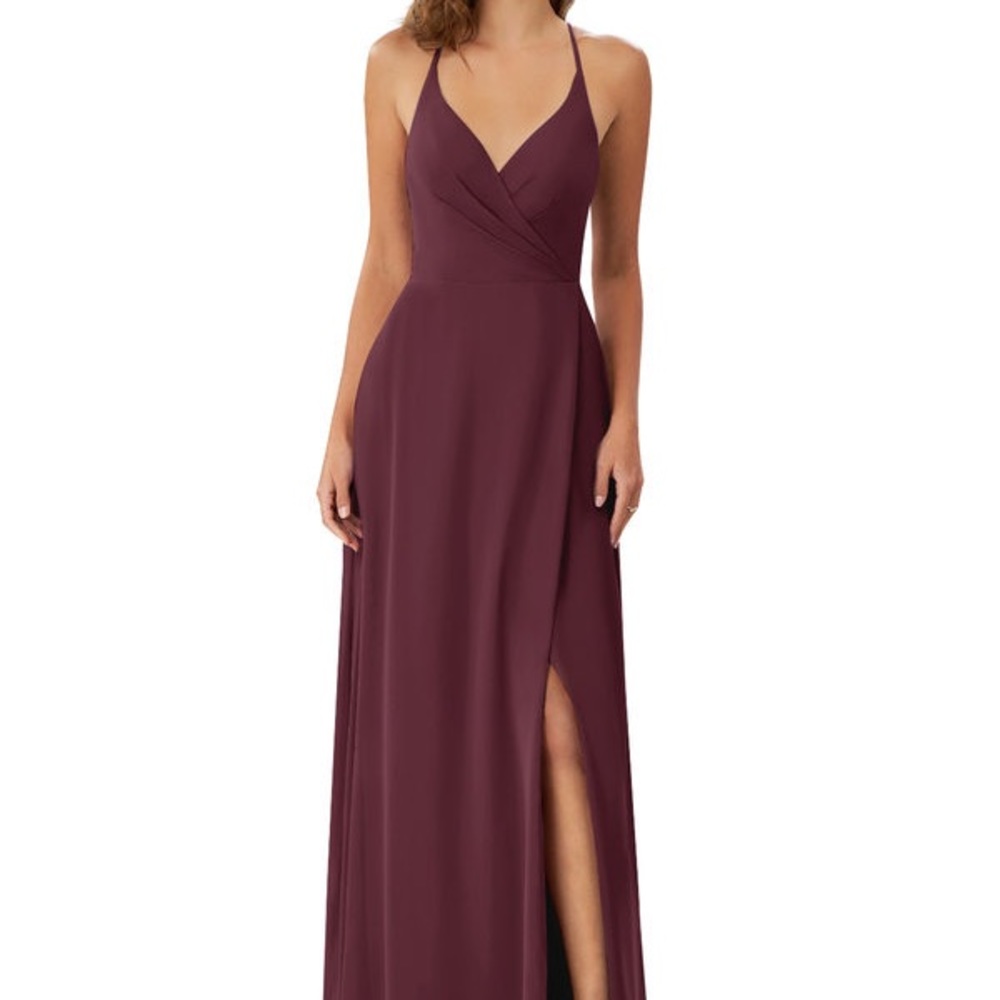 Azazie Davis Dress in Cabernet